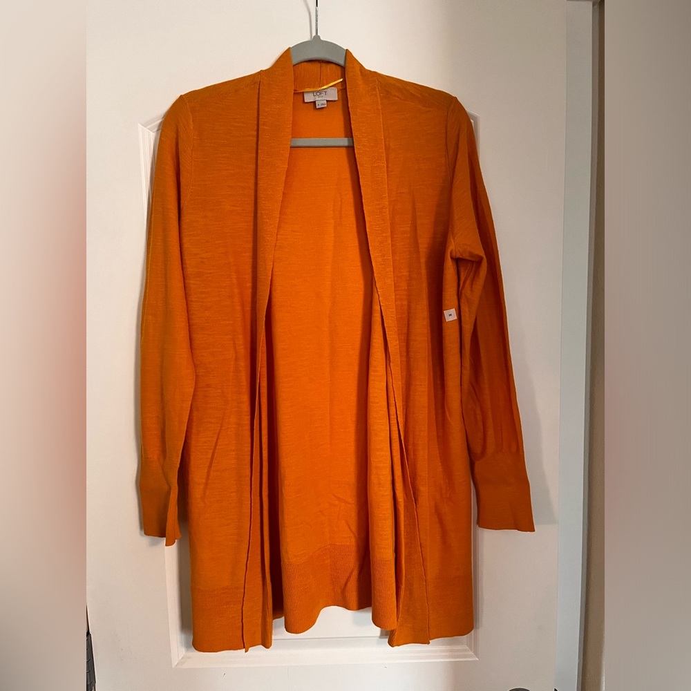 Golden rod/ yellow long cardigan